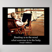 Reading - Art Print Poster (Vorne)