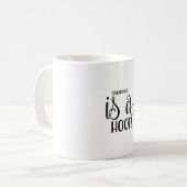 Reading Art Reading Is A Hoot Kaffeetasse (Vorderseite Links)