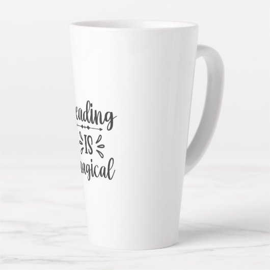 Reading Art Reading Is Magical Milchtasse (Rechte Ecke)