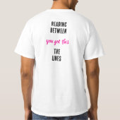 Reading between the lines T-Shirt (Rückseite)