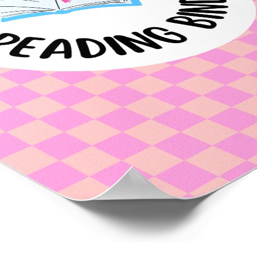 reading binder title insert page  poster (Ecke)