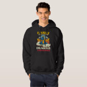 Reading Bookworm Librarian Book Dragon Hoodie (Vorne ganz)