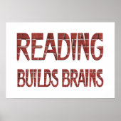 Reading Builds Brains Poster (Vorne)