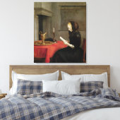 Reading, c.1662 leinwanddruck (Insitu (Schlafzimmer))