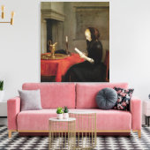 Reading, c.1662 leinwanddruck (Insitu (Wohnzimmer))