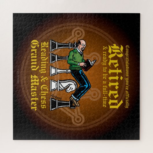 Reading & Chess Master Puzzle (Horizontal)