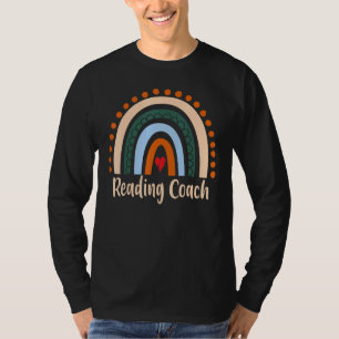 Reading Coach Boho Rainbow Abschluss vielen Dank T-Shirt