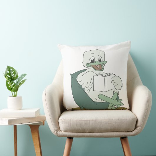 Reading Duck Throw Pillow Kissen (Stuhl )