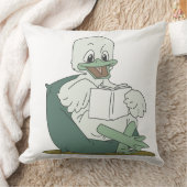 Reading Duck Throw Pillow Kissen (Decke)