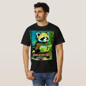 "Reading Eichhörnchen T-Shirt for Book Lovers" (Vorne ganz)
