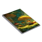 Reading Fox Enchanted Mushroom-Notebook Notizblock (Rechte Seite)