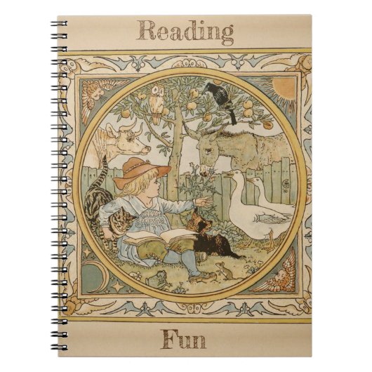 Reading Fun Notebook Notizblock (Vorderseite)