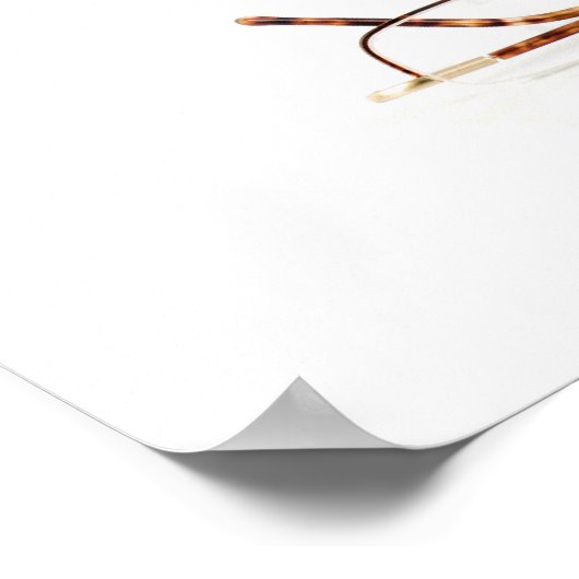 Reading Glasses Poster (Ecke)