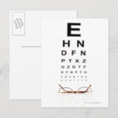 Reading Glasses Postkarte (Vorne/Hinten)