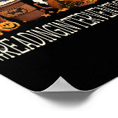 Reading Interventionist Horror Fall Kaffeehaus Poster (Ecke)