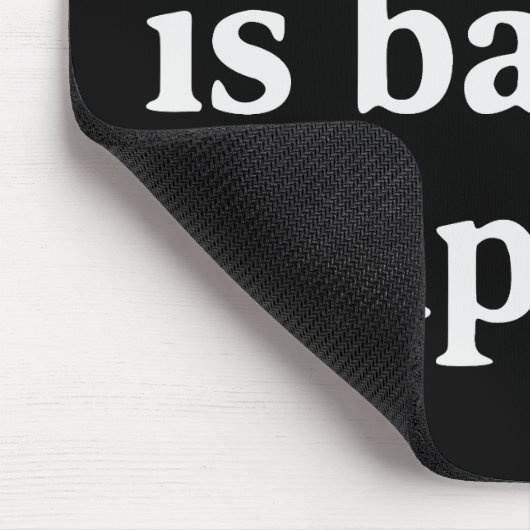 Reading is bad for stupidity mousepad (Ecke)