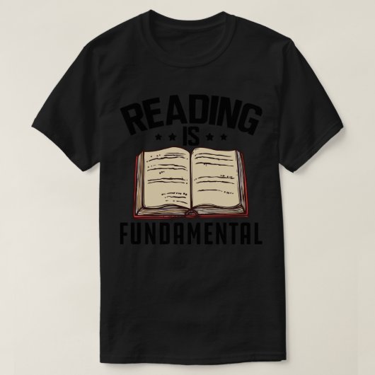 Reading is fundamental T-Shirt (Design vorne)