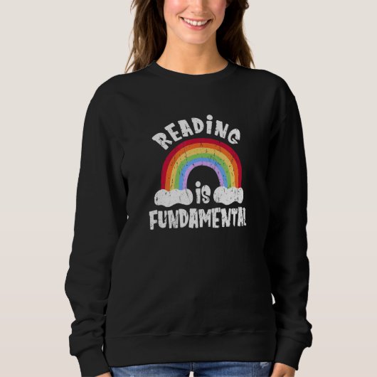 Reading is fundamental trans sweatshirt (Vorderseite)