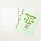 Reading is My Escape Plan - Cozy Book Lover's Desi Planer