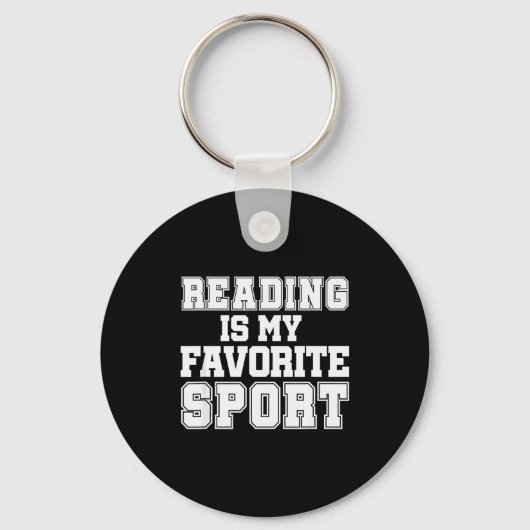 Reading Is My Favorite Srt Funny Librarian Shirt Schlüsselanhänger (Vorderseite)