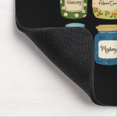 Reading Is My Jam Book Lover Teacher Student Liter Mousepad (Ecke)