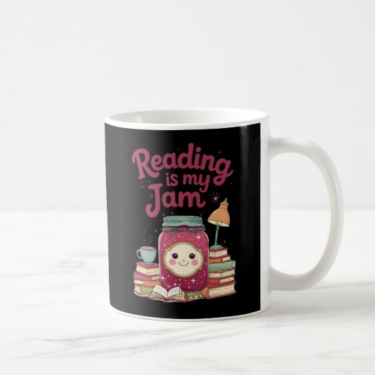 Reading is My Jam - Niedlich Book Lover Tasse for  (Rechts)