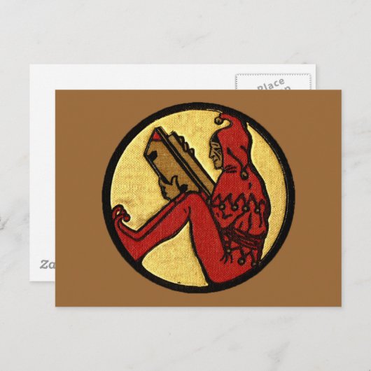 Reading Jester Postkarte (Vorne/Hinten)