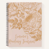 Reading Journal Spiral Notebook Notizblock (Vorderseite)