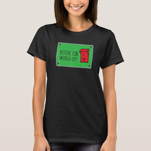 Reading Library Women Bookworm T-Shirt (Vorderseite)