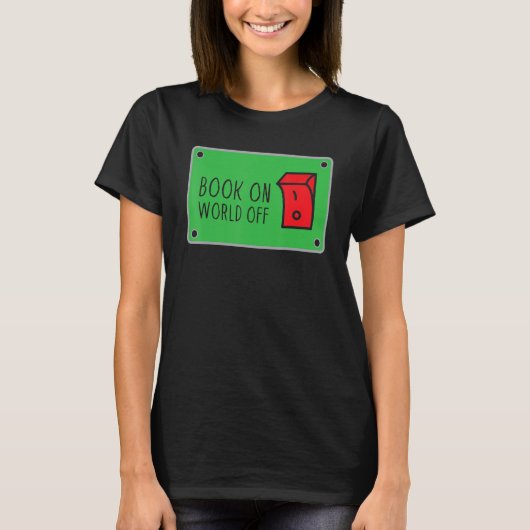Reading Library Women Bookworm T-Shirt (Vorderseite)