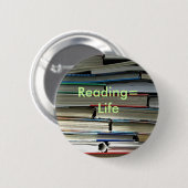 Reading=Life Button (Vorne & Hinten)