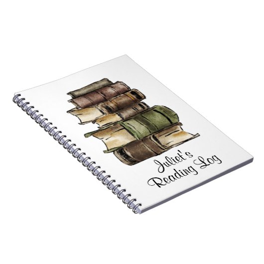 Reading-log-Notebook Notizblock (Rechte Seite)