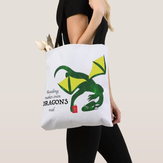 Reading makes Dragons real Tasche (Von Nahem)