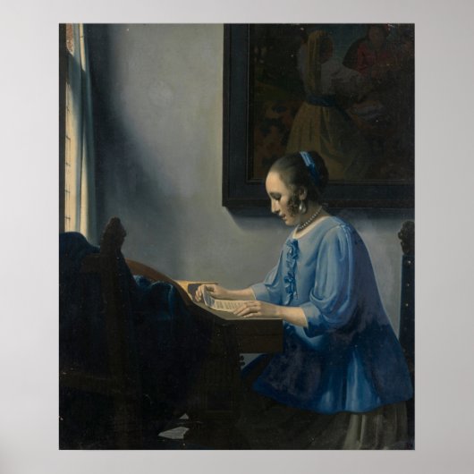 Reading music — Dutch Golden Age Poster (Vorne)