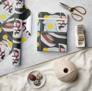 "Reading of the Will" Gemälde auf einer Geschenkpapier