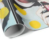 "Reading of the Will" Gemälde auf einer Geschenkpapier (Rolleneckpunkt)