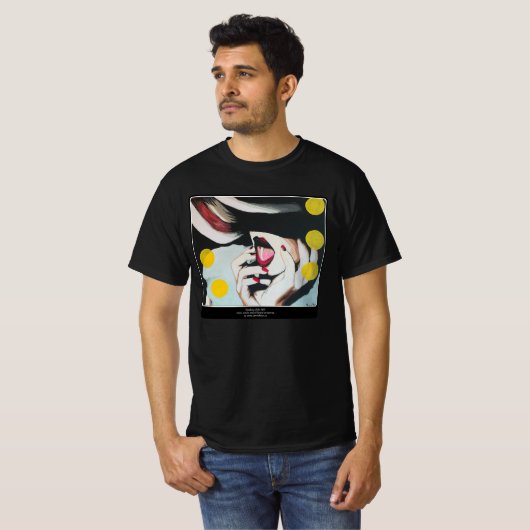 "Reading of the Will" Gemälde auf einer T-Shirt (Vorne ganz)