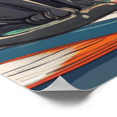 Reading Opens a Gateway to Cosmic Cat Adventures Poster (Ecke)