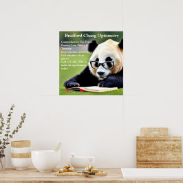 Reading Panda Chinese Optometrie Office anpassen Poster