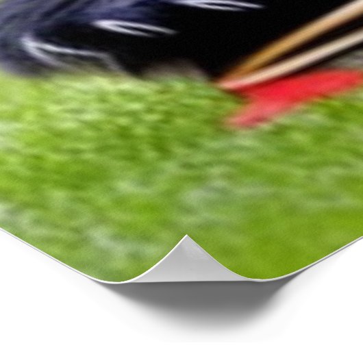 Reading Panda Chinese Optometrie Office anpassen Poster (Ecke)