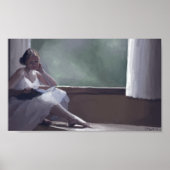 Reading Poster Print am Regentag (Vorne)