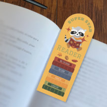 Reading Raccoon Student Super Star Reward Lesezeic