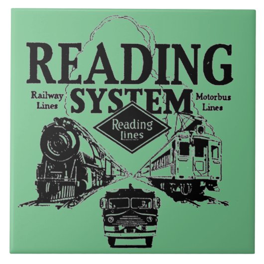 Reading Railroad System 1942 Fliese (Vorderseite)