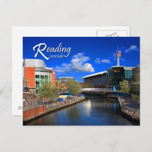 Reading Riverside Postcard Postkarte (Vorne/Hinten)