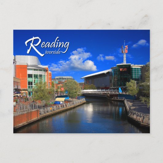 Reading Riverside Postcard Postkarte (Vorderseite)