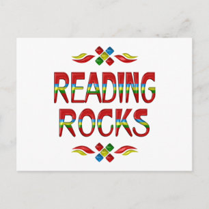 Reading Rocks Postkarte