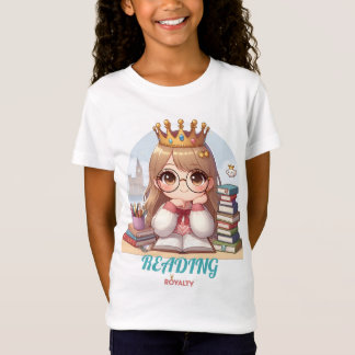 Reading Royalty - Empowerment junger Buchliebhaber T-Shirt
