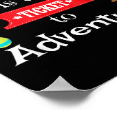 Reading Shirt For Kids And Teachers Circus Animal  Poster (Ecke)