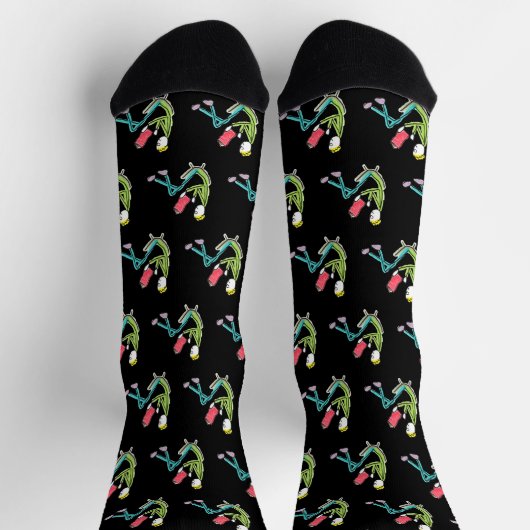 Reading Stickman Socken (Oben)