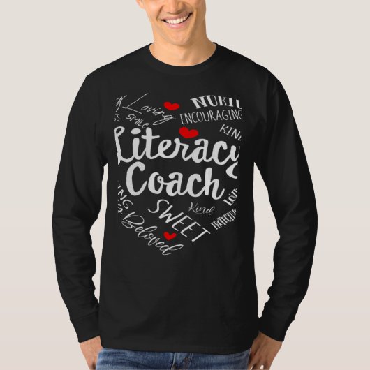 Reading Teacher Back School Special Literacy Coach T-Shirt (Vorderseite)